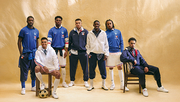 Francouzský fotbal se spojil s luxusní módou. Nike vytvořil speciální kolekci